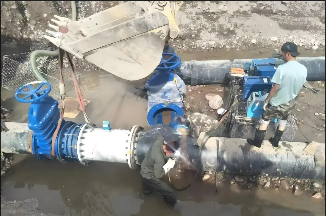 Flow meter installation Flow meter installation