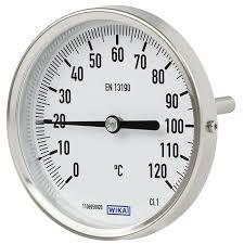 Parameter Adjustment of Bimetallic Stemmed Thermometer