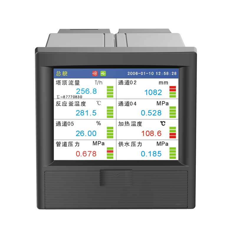 8 Channels Paperless Recorder