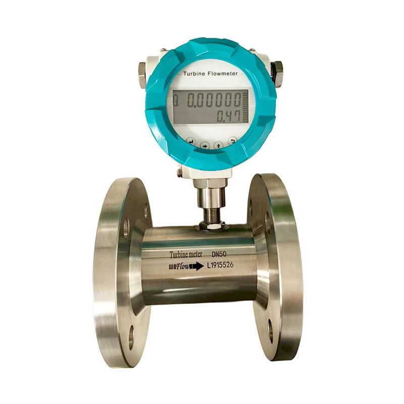 Turbine flow meter for glycol flow measurement 